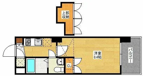 CLUBORIENTNo70HARBORSOUTHTOWER【20階】の間取り