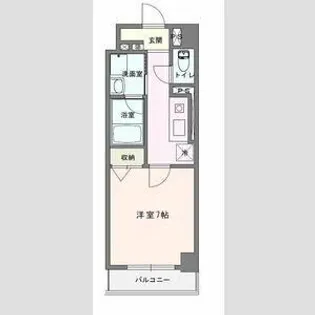 DIAMOND MOON【401号室】の間取り