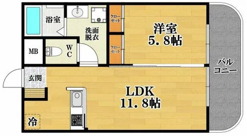 R’z Village N棟【3階】の間取り
