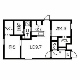 Maison de est(メゾンドエスト)【4階】の間取り
