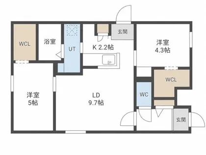 Maison de est(メゾンドエスト)【4階】の間取り