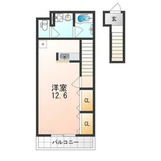 フジパレス高見の里Ⅱ番館【2階】の間取り
