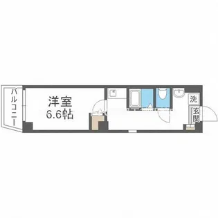 FLレジデンス心斎首府【0302号室】の間取り