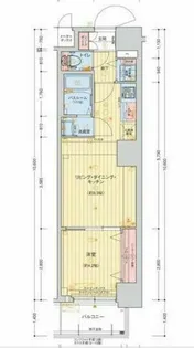 レオンコンフォート堀江公園【1102号室】の間取り