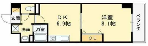 ミルフィーユ【6階】の間取り