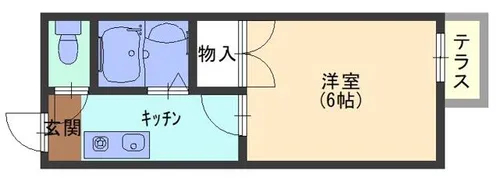 オペルⅡ番館【1階】の間取り