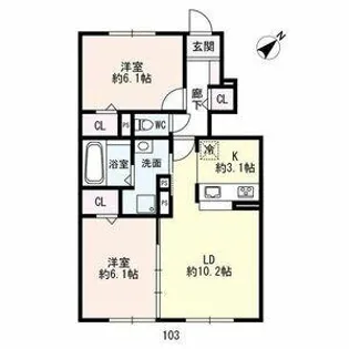 Lively Home【1階】の間取り