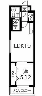 エスグランデ中崎町【2階】の間取り