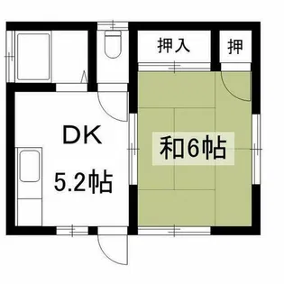 マキタ荘【2階】の間取り