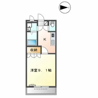 ハートピア草木【1階】の間取り