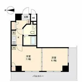 La Douceur新栄【2階】の間取り