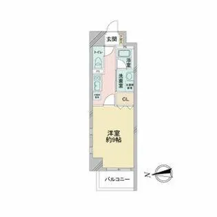 レジディア東桜【4階】の間取り