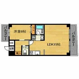 ブルームライフ今池【11階】の間取り