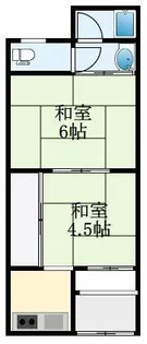 大阪府堺市中区深井清水町【アパート】の間取り