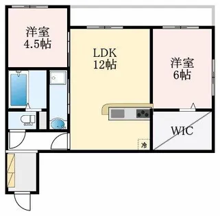 大阪府堺市中区八田南之町【アパート】の間取り