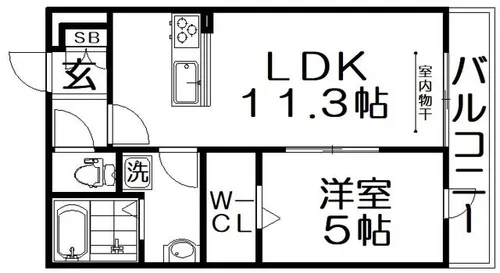 リブリ・ミストラル【3階】の間取り