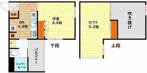 リセス大阪イースト【9階】の間取り