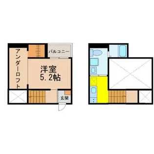 愛知県名古屋市港区港栄3丁目【アパート】の間取り