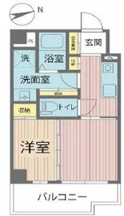 SHARIO GARDEN 新梅田【8階】の間取り