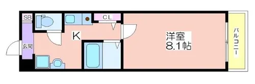 フォレストインサイドⅡ【4階】の間取り