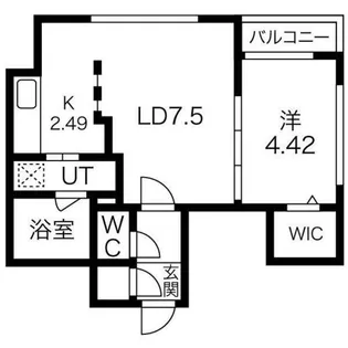 ミュゲS7【5階】の間取り