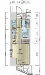 レシオス桜ノ宮THE First【9階】の間取り