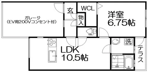 Renovation MⅡ【1階】の間取り