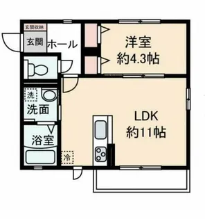 エスペランサ【2階】の間取り