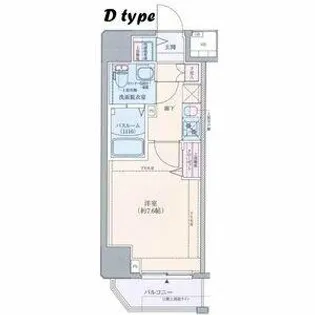 グランドロアール南巽【4階】の間取り