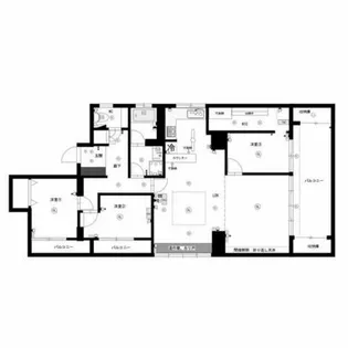 Mt.crown名駅南Ⅱ【8A号室】の間取り
