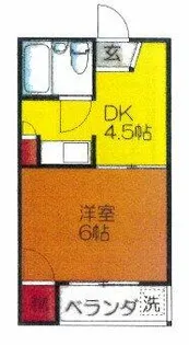 スターク緑【2階】の間取り