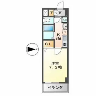 ベレーサ金山【5階】の間取り