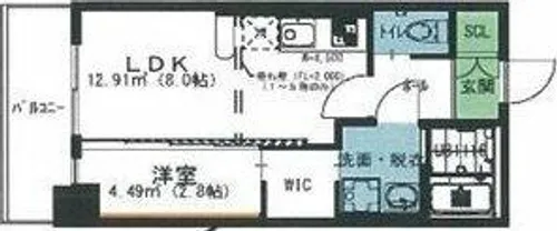 オリス丸の内【3階】の間取り