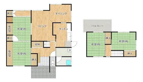 大阪府泉南郡岬町深日【一戸建】の間取り