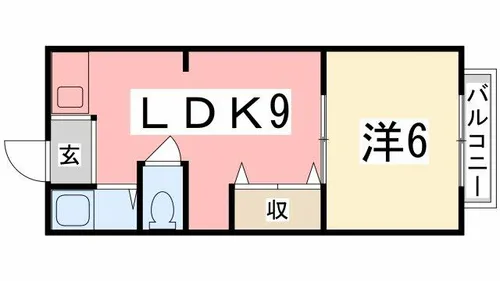MISTRAL白国【26号室】の間取り