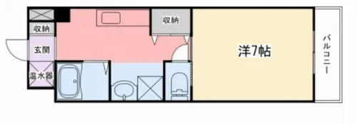 インタービレッジ青山二番館【1階】の間取り