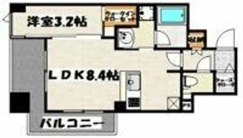 エトゥール博多駅北【2階】の間取り