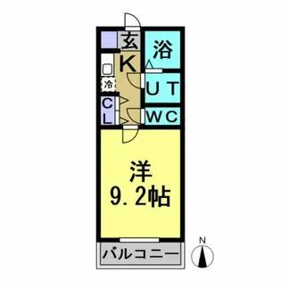 ルミナス常滑【210号室】の間取り