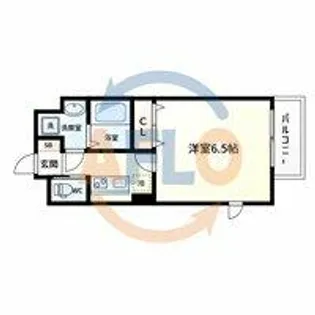 RITZ COURT【7階】の間取り