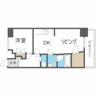 URBAN FLATS中之島【7階】の間取り
