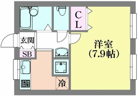 カサブランカビル【2階】の間取り
