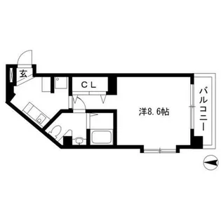 アメニティ吹上【4階】の間取り