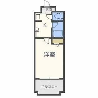 かりん館【308号室】の間取り