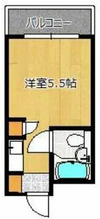 ビレッジ1【2階】の間取り