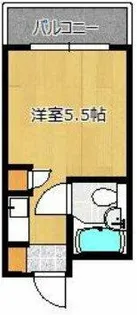 ビレッジ1【5階】の間取り