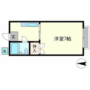 ウッディハウス【1階】の間取り