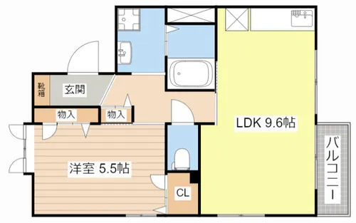 メゾンガーデン I【0201号室】の間取り