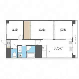 第17松井ビル【3階】の間取り