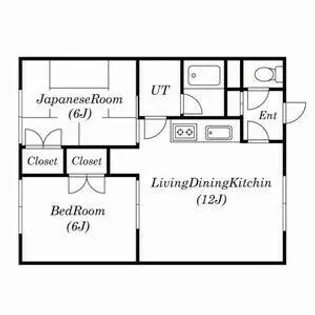 ラミアール花畔【103号室】の間取り