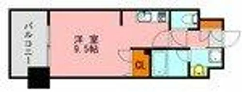 LANDIC S4173【5階】の間取り